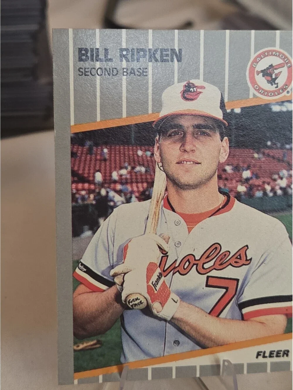 1989 Fleer Bill Ripken Error RC #616 Baltimore Orioles Uncorrected “ FF” Inscrip